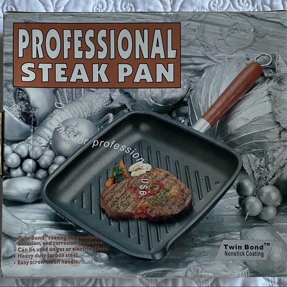 Professional Square Steak Pan - Picture 1 of 5